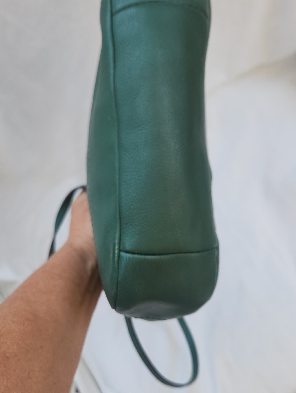 Coach Emerald Green Soft Pebbled Leather Crossbody Bag - Picture 7 of 10